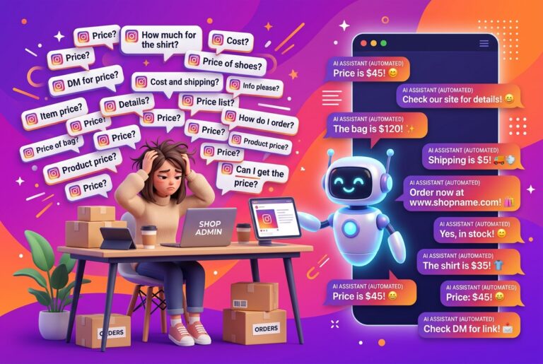 بهینه‌سازی نرخ تعامل (Engagement Rate) پیج با پاسخ دوطرفه کامنت و دایرکت