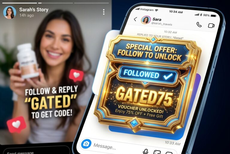 Delivering Exclusive Story Promo Codes Gated by Follow Verification